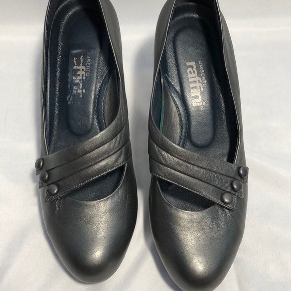 Umberto Raffini Metallic Leather Heels - Picture 1 of 8